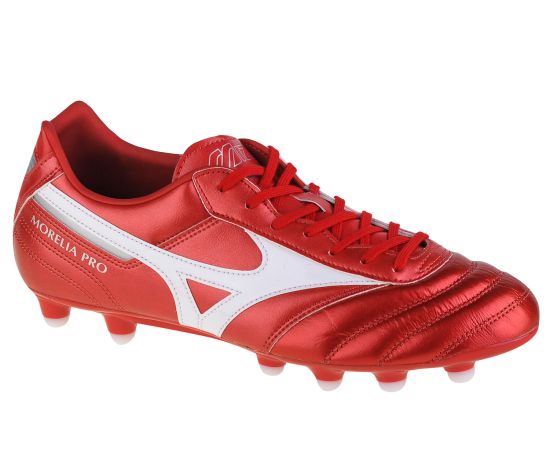 lacitesport.com - Mizuno Morelia II Pro MD Chaussures de foot Adulte, Couleur: Rouge, Taille: 39