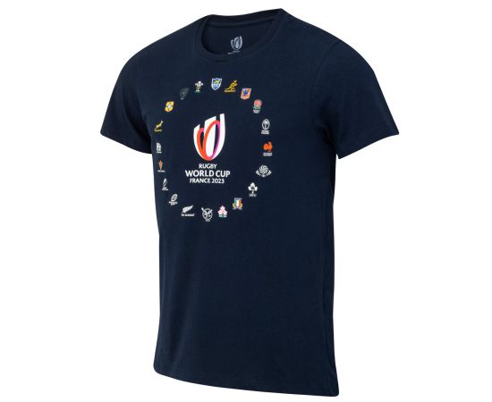 lacitesport.com - Rugby World Cup Collection Officielle T-shirt Homme, Couleur: Bleu, Taille: L