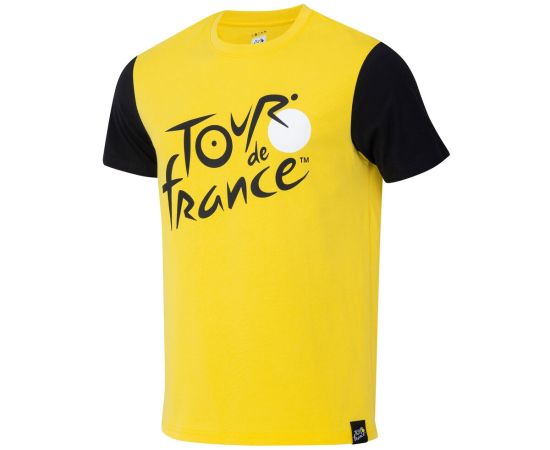 lacitesport.com - Tour de France Collection Officielle T-shirt Bicolore Cyclisme Homme, Taille: S