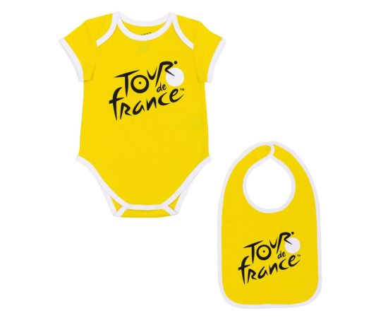 lacitesport.com - Tour de France Collection Officielle Body-bavoir Leader Cyclisme Enfant, Couleur: Jaune, Taille: 3 mois