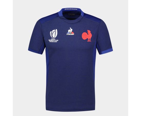 lacitesport.com - Le Coq Sportif XV de France Maillot Domicile Coupe du Monde 2023 Homme, Couleur: Bleu, Taille: S