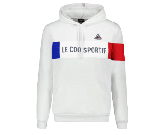 lacitesport.com - Le Coq Sportif Tri N1 Sweat Homme, Couleur: Blanc, Taille: 2XL