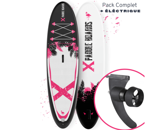 lacitesport.com - X-Paddleboards E-Flamingo Planche de paddle électrique