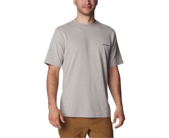 lacitesport.com - Columbia CSC Basic Logo SS T-Shirt Homme, Couleur: Gris, Taille: L