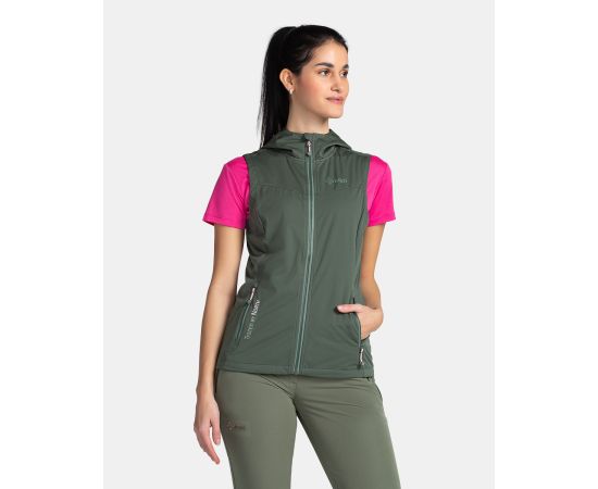 lacitesport.com - Gilet softshell pour femme Kilpi MONILEA-W, Couleur: Vert, Taille: 34