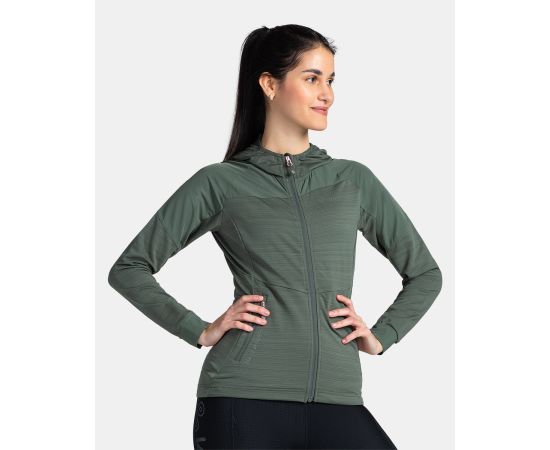 lacitesport.com - Sweat à capuche stretch pour femme Kilpi MEMPHIS-W, Couleur: Vert, Taille: 38