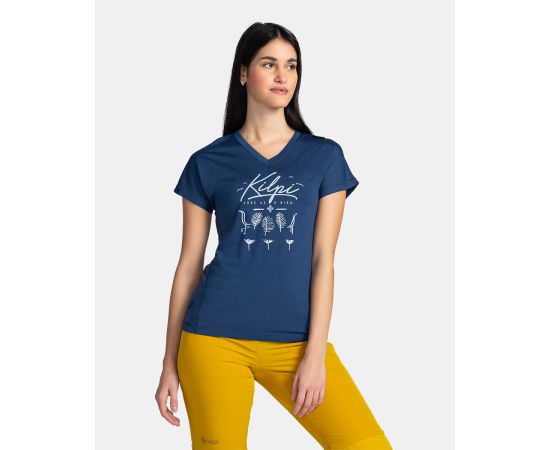 lacitesport.com - T-shirt fonctionnel pour femme Kilpi MERIN-W, Couleur: Bleu, Taille: 34