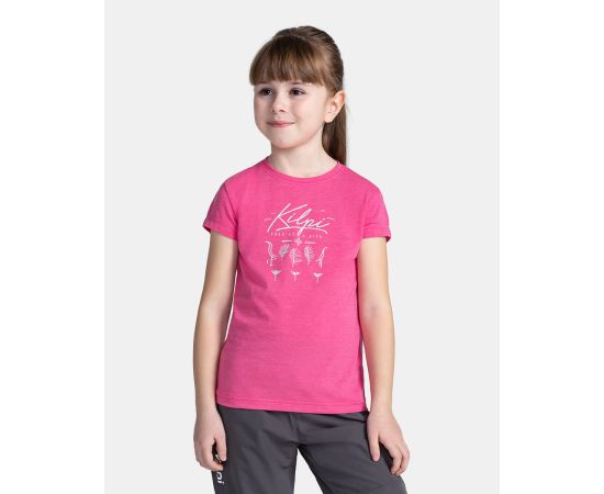 lacitesport.com - T-shirt en coton pour fille Kilpi MALGA-JG, Couleur: Rose, Taille: 158