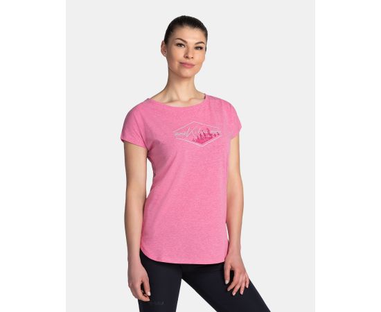 lacitesport.com - T-shirt en coton pour femme Kilpi NELLIM-W, Couleur: Rose, Taille: 34