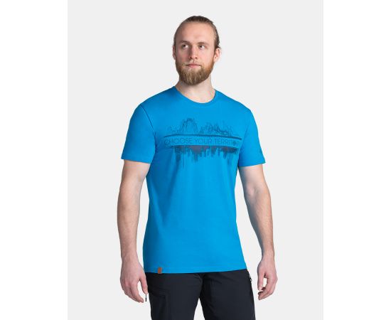 lacitesport.com - T-shirt en coton pour homme Kilpi CHOOSE-M, Couleur: Bleu, Taille: L