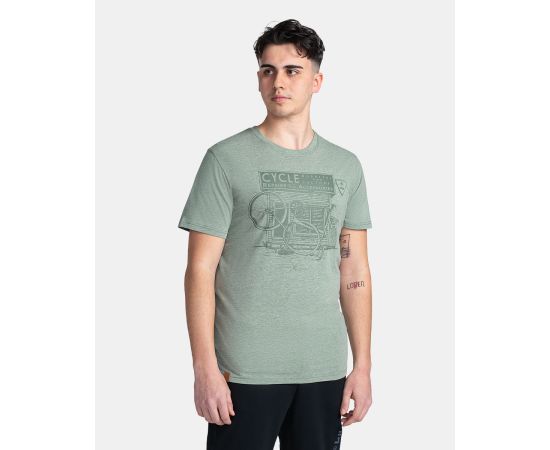 lacitesport.com - T-shirt en coton pour homme Kilpi PORTELA-M, Couleur: Vert, Taille: 3XL