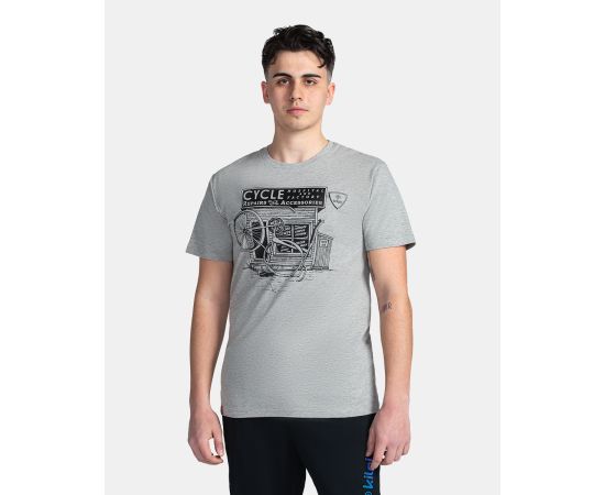 lacitesport.com - T-shirt en coton pour homme Kilpi PORTELA-M, Couleur: Gris, Taille: XL