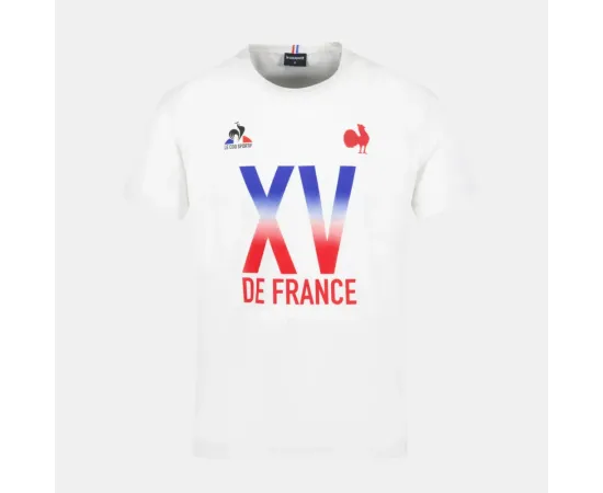lacitesport.com - Le Coq Sportif Xv de France T-shirt Homme, Couleur: Blanc, Taille: XS