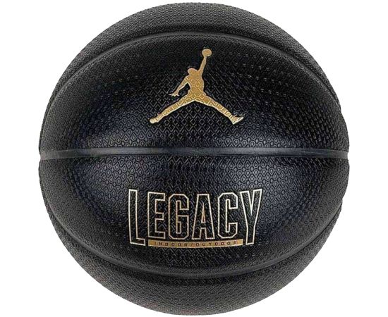 lacitesport.com - Jordan Legacy 2.0 8P Ballon de basket, Couleur: Noir, Taille: 7