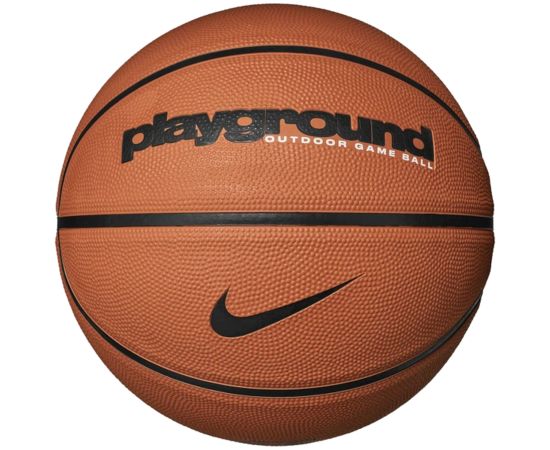 lacitesport.com - Nike Everyday Playground 8P Graphic Ballon de basket, Couleur: Orange, Taille: 5