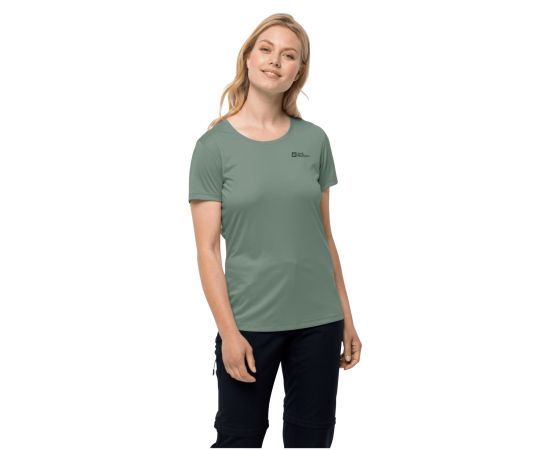 lacitesport.com - Jack Wolfskin Tech T-shirt Femme, Couleur: Vert, Taille: S