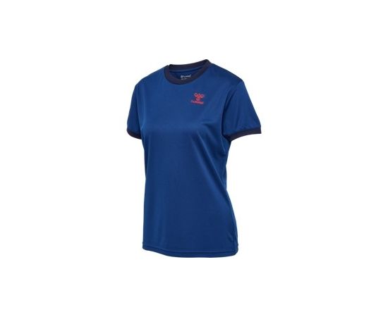 lacitesport.com - Hummel Q4 Poly Jersey T-shirt de handball Femme, Couleur: Bleu, Taille: S