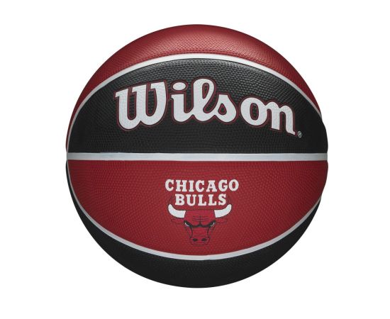 lacitesport.com - Wilson NBA Team Tribute Chicago Bulls Ballon de basket, Taille: T7