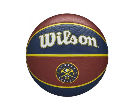 lacitesport.com - Wilson NBA Team Tribute Denver Nuggets Ballon de basket, Taille: T7