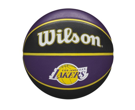 lacitesport.com - Wilson NBA Team Tribute Los Angeles Lakers Ballon de basket, Taille: T7