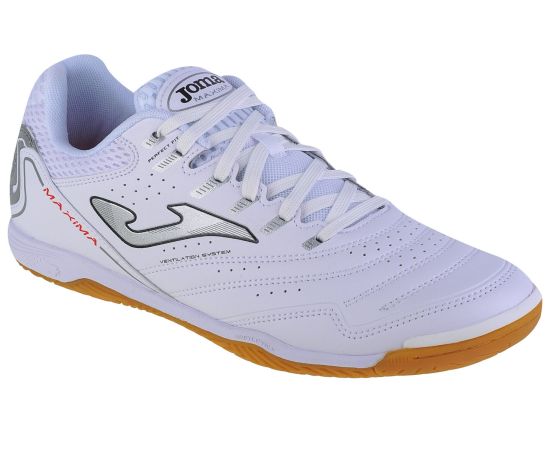 lacitesport.com - Joma Maxima 2302 IN Chaussures de foot Homme, Couleur: Blanc, Taille: 45