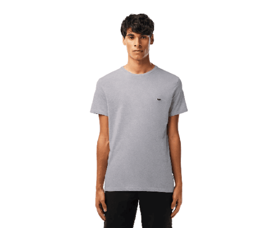 lacitesport.com - Lacoste Core Essentials T-shirt Homme, Couleur: Gris, Taille: 5