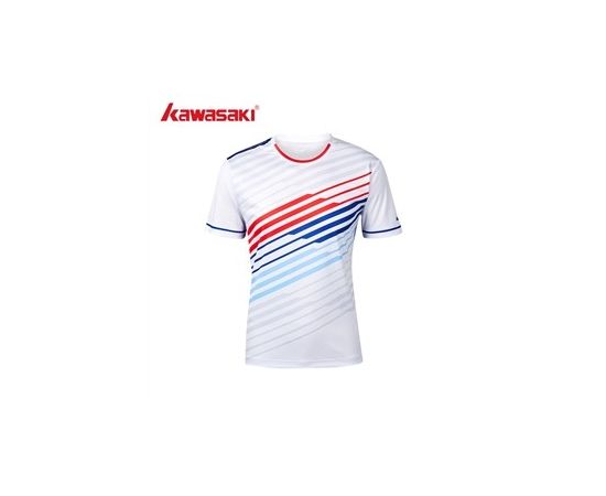 lacitesport.com - Kawasaki A1929 T-shirt de badminton Homme, Couleur: Blanc, Taille: M