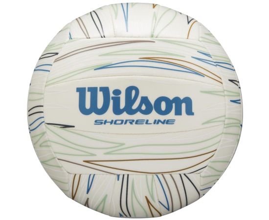 lacitesport.com - Wilson Shoreline Eco Ballon de volley, Couleur: Blanc, Taille: 5