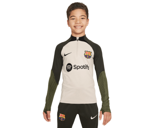 lacitesport.com - Nike FC Barcelone Sweat training Strike 23/24 Enfant, Couleur: Beige, Taille: S (enfant)