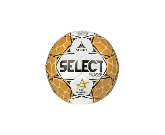 lacitesport.com - Select Ultimate Replica EHF Champions League 2024 Ballon de handball, Couleur: Doré, Taille: T3