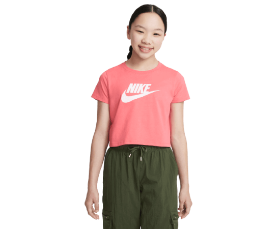 lacitesport.com - Nike Crop Futura T-shirt Enfant, Couleur: Rose, Taille: M (enfant)
