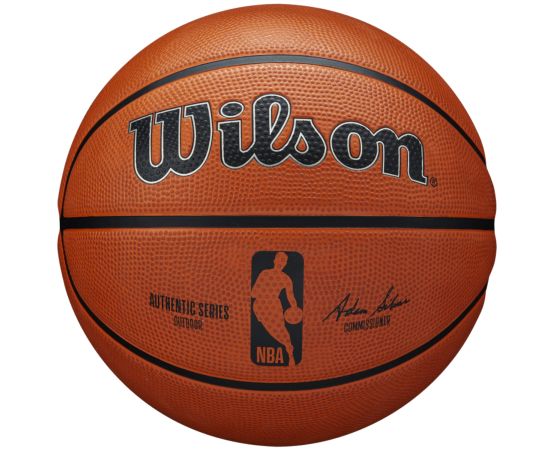 lacitesport.com - Wilson NBA Authentic Series Outdoor Ballon de basket, Couleur: Orange, Taille: 5