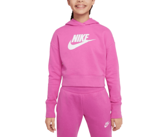 lacitesport.com - Nike Club FT Crop Sweat Enfant, Taille: L (enfant)