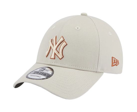 lacitesport.com - New Era Team Outline 9FORTY New York Yankees Casquette Homme, Couleur: Beige, Taille: OSFM