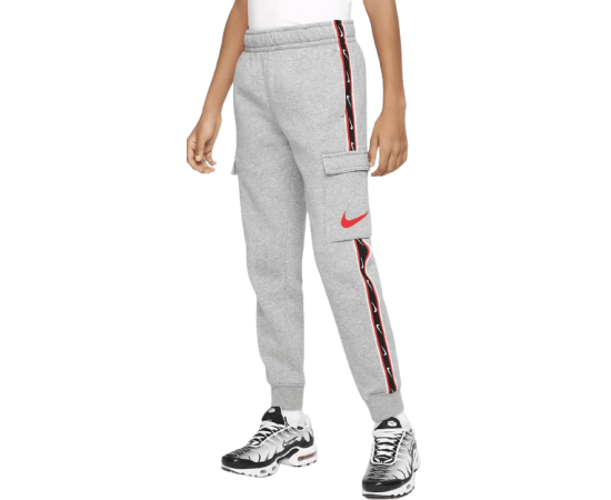 lacitesport.com - Nike Sportswear Repeat Fleece Cargo Pantalon Enfant, Couleur: Gris, Taille: XS (enfant)