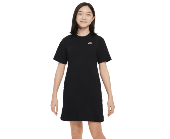 lacitesport.com - Nike Sportswear T-shirt Dress Robe Enfant, Couleur: Noir, Taille: S (enfant)