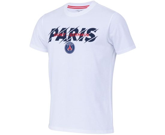 lacitesport.com - T-shirt PSG Homme - Collection officielle PARIS SAINT GERMAIN, Couleur: Blanc, Taille: S