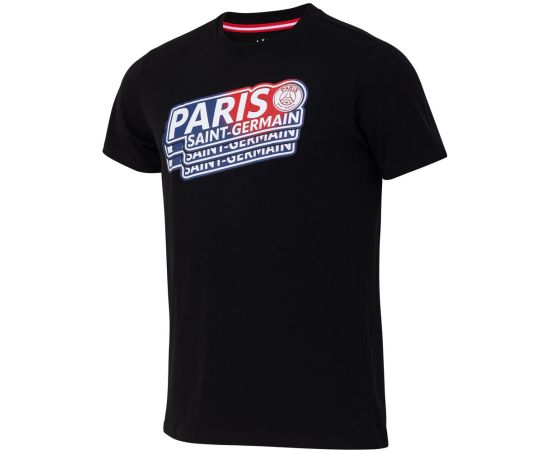 lacitesport.com - T-shirt PSG Homme - Collection officielle PARIS SAINT GERMAIN, Couleur: Noir, Taille: S