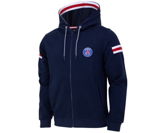 lacitesport.com - Sweat capuche zippé PSG Homme - Collection officielle PARIS SAINT GERMAIN, Couleur: Bleu, Taille: S