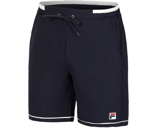 lacitesport.com - Fila Bente Short de tennis Homme, Couleur: Bleu Marine, Taille: L