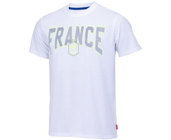 lacitesport.com - T-shirt fan FFF - Collection officielle Equipe de France de Football - Homme, Couleur: Blanc, Taille: S