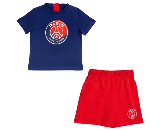 lacitesport.com - Ensemble t-shirt short PSG Bébé - Collection officielle PARIS SAINT GERMAIN, Couleur: Bleu, Taille: 3 mois
