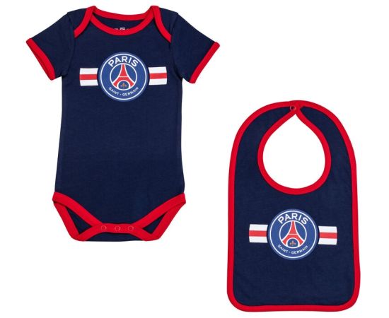 lacitesport.com - Body bavoir Enfant PSG - Collection officielle PARIS SAINT GERMAIN, Couleur: Bleu, Taille: 3 mois