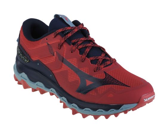lacitesport.com - Mizuno Wave Mujin 9 Chaussures de trail Homme, Couleur: Rouge, Taille: 42