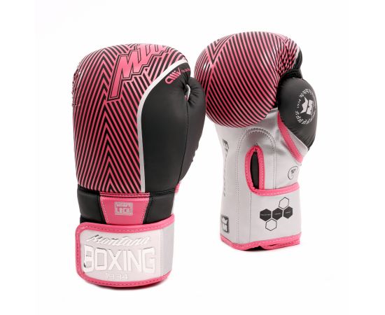 lacitesport.com - Montana ENERGY Ladyfit Gants entraînement Multiboxes, Couleur: Noir, Taille: 10oz