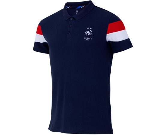 lacitesport.com - Polo fan FFF - Collection officielle Equipe de France de Football - Homme, Couleur: Bleu, Taille: S
