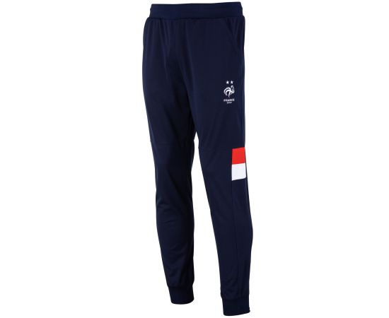 lacitesport.com - Pantalon training fit fan FFF - Collection officielle Equipe de France de Football - Homme taille S, Couleur: Bleu, Taille: S