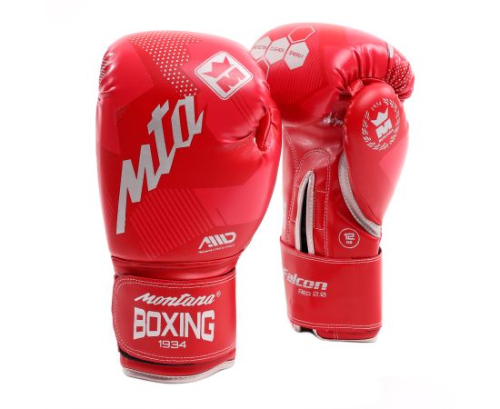 lacitesport.com - Montana FALCON Gants initiation Multiboxes, Couleur: Rouge, Taille: 6oz