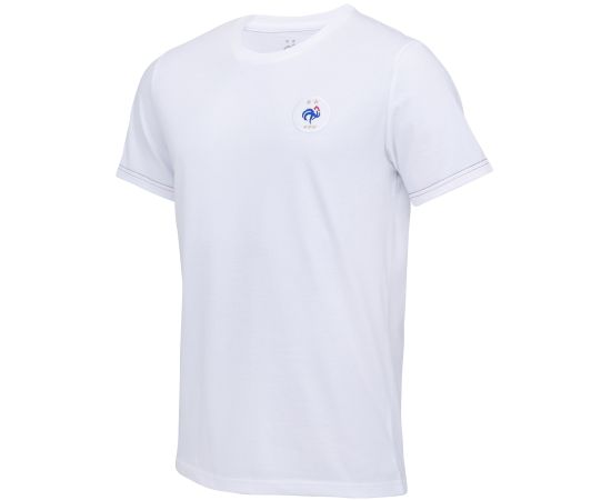 lacitesport.com - T-shirt fan FFF - Made in France - Collection officielle Equipe de France de Football - Homme, Couleur: Blanc, Taille: S