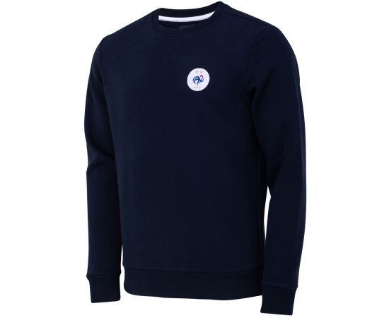 lacitesport.com - Sweat shirt fan FFF - Made in France - Collection officielle Equipe de France de Football - Homme, Couleur: Bleu, Taille: S